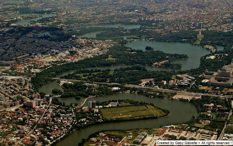  Bucureşti északi tórendszer egy kis részlete , már rég körülépítette a főváros .