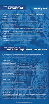 III. Pilisi Klastrom Fesztivál - plakát