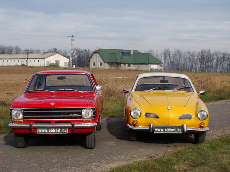 Opel Olympia  és VW. Karmann Ghia