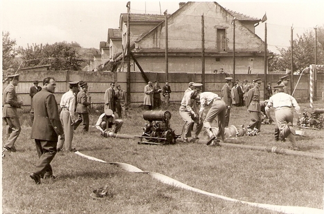 Önkéntes tűzoltók, gyakorlat, 1960-as évek