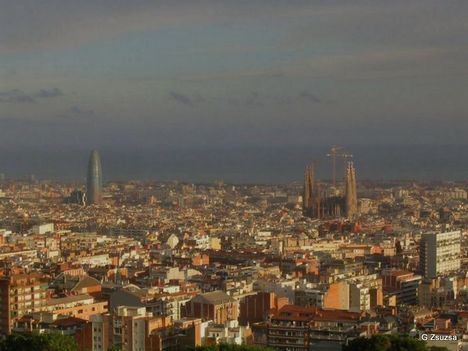 View towards Sagrada Familia