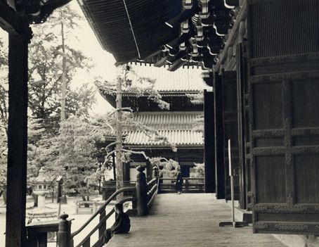 An Entrance Porch to a Temple in Nikko