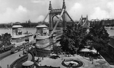 Az Erzsébet-híd régen