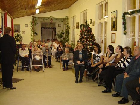 karácsony az idősek otthonában - 2008.