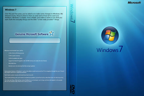 A Windows 7 borító