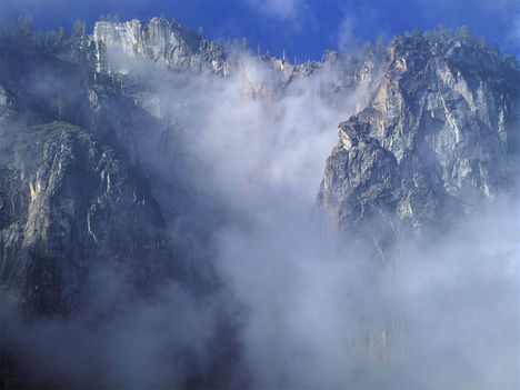 Cliff in Clouds