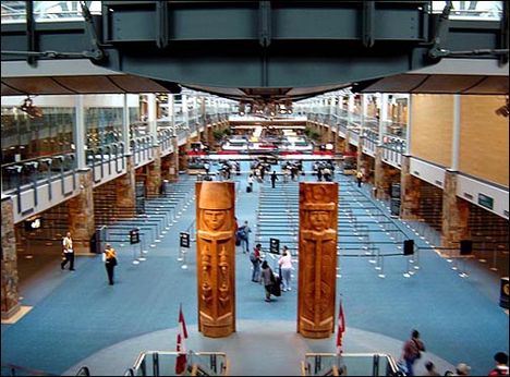 Vancouver Airport hallja