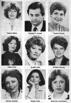 Tv bemondók 1985-ben