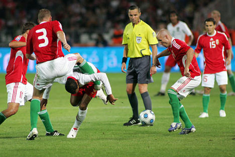 2010 foci vb selejtezők - Magyarország-Portugália 007 (foto: HírTV)