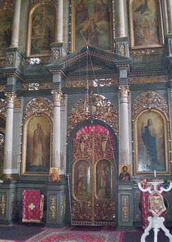 Ortodox templom belső