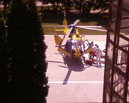 pécsi mentőhelikopter