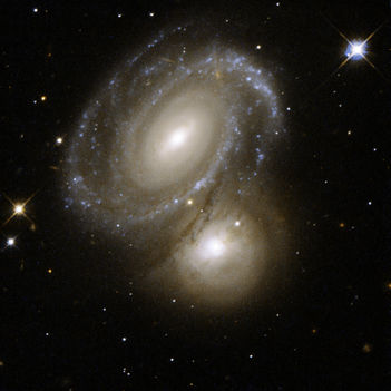 Hubble Interacting Galaxy AM 0500-620