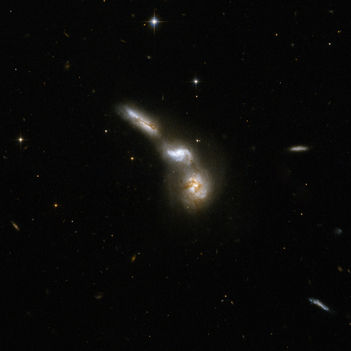 Hubble Interacting Galaxy ESO 255-7