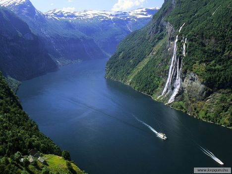 Geiranger-fjord-Norvégia