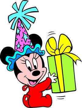 Baby-Minnie-Mouse-Present