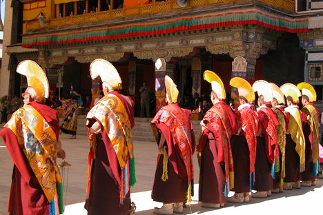 Shigatse szerzetesek