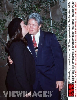 Bill Clinton gyakorlaton Monica Lewinsky-vel