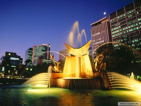 A_Victoria-tér_szökőkútja-Adelaide-Ausztrália