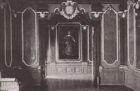 A Mária Terézia szoba a gödöllői kastélyban.