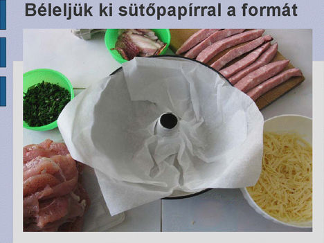 Csirkés kuglóf, 1