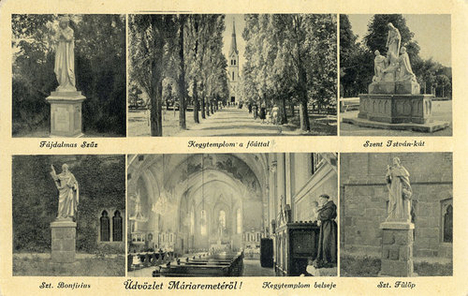 hat kis kép a templomkertből