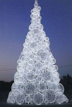 hófehér karácsonyfa