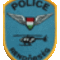 A Készenléti Rendőrség, Légirendészeti Parancsnokság (hímzett) karjelvénye.