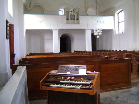 Az evangélikus templom belső tere 1