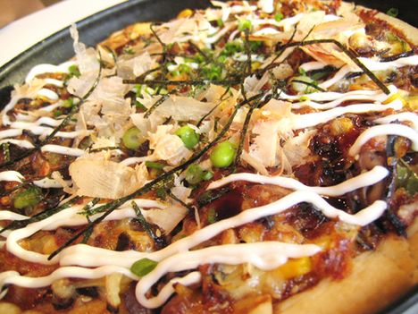 Gyömbéres japán pizza
