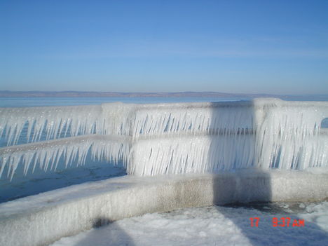 Siófok, 2008.február 17. A jeges Balaton