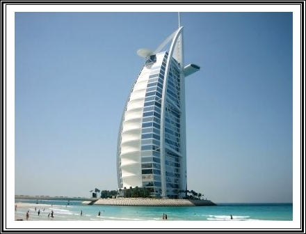Dubaj, és a Vitorlás szálló, építmény. 9