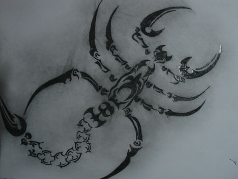 saját rajzom skorpió by b.J