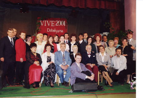 VIVE 2001. műsoron fellépők csoportképe