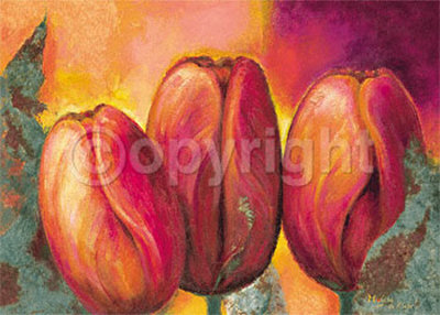 mylene-de-kleijn-red-tulips-on-flame