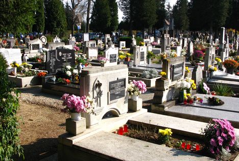halottak napi temető