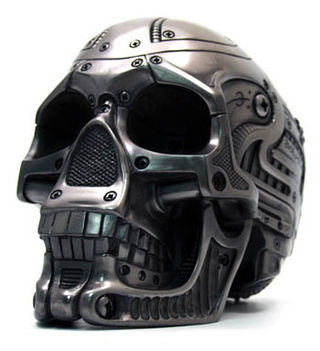 cyborg-skull