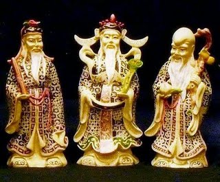 Luk, Fuk és Sau, a Feng Shui istenei