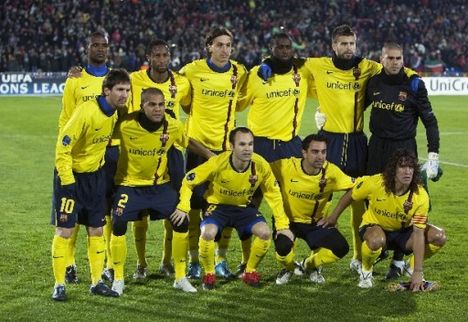 Barcelona csapatkép