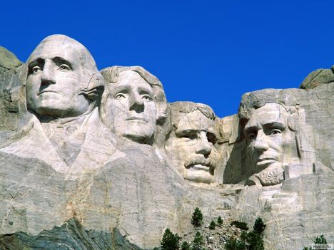 Sziklába vájt elnökfejek, Mount Rushmore National Monument, Dél-Dakota