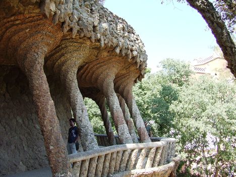 2009.Barcelona.Gaudi Güel parkja.