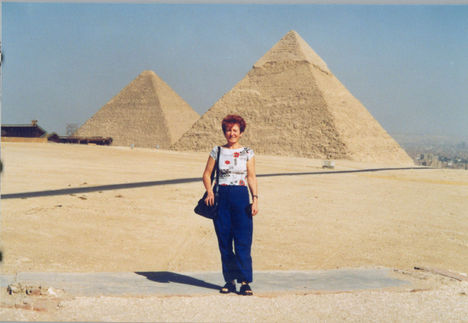 Gízai piramisok Egyiptomban