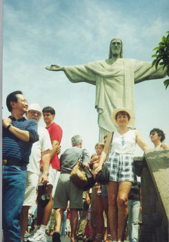 Krisztus szobor Rio de Janeiroban