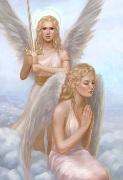 csodás angyalok imádkoznak