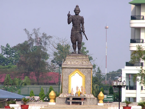 Vientiane - szobor