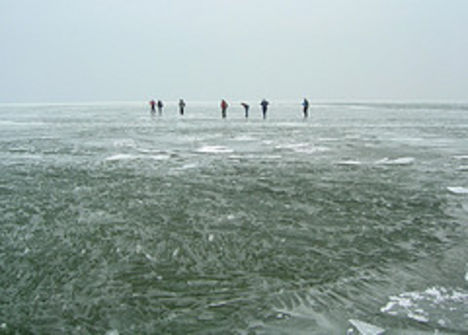Téli, jeges Balaton 9