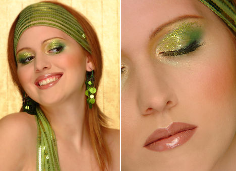 "Green Apple" party make up by DVNYi Kathy