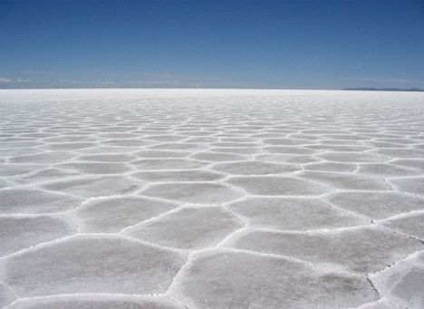 Salar de Uyuni sósivatag Bolíviában