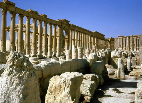 Palmyra romjai, Szíria