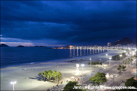 Copacabana napnyugta után