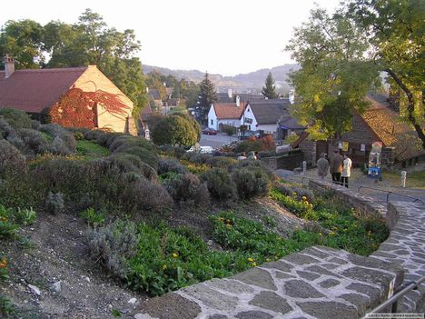 Tihany őszi naplemente